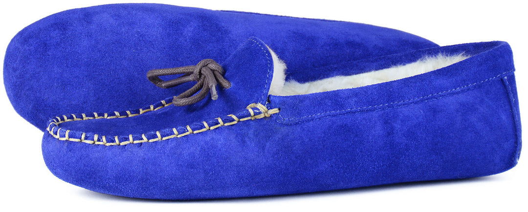 Orca Bay Cocopah Women's Sheepskin-Lined Slippers in Royal Blue