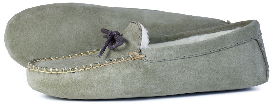 Orca Bay Cocopah Women's Sheepskin-Lined Slippers in Stone