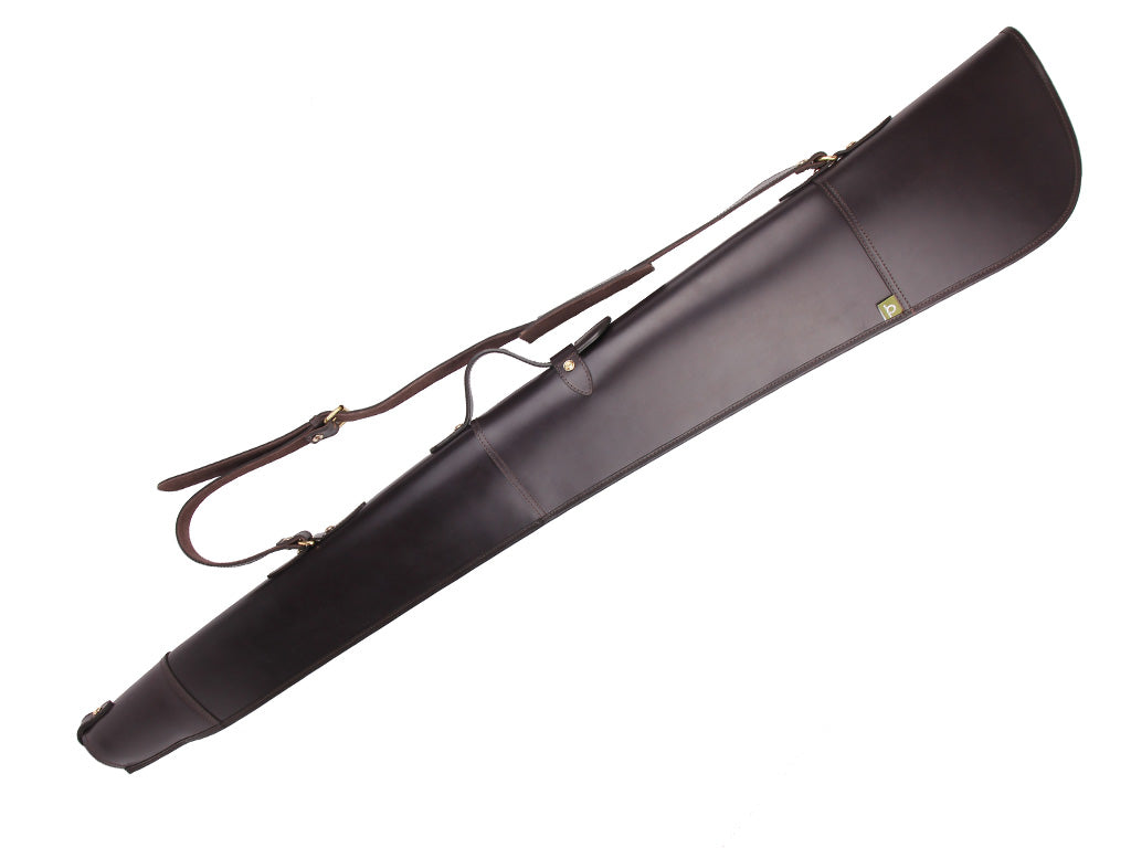 Chatham Premium Pull Up Leather Full Zip Gun Slip – Dark Brown