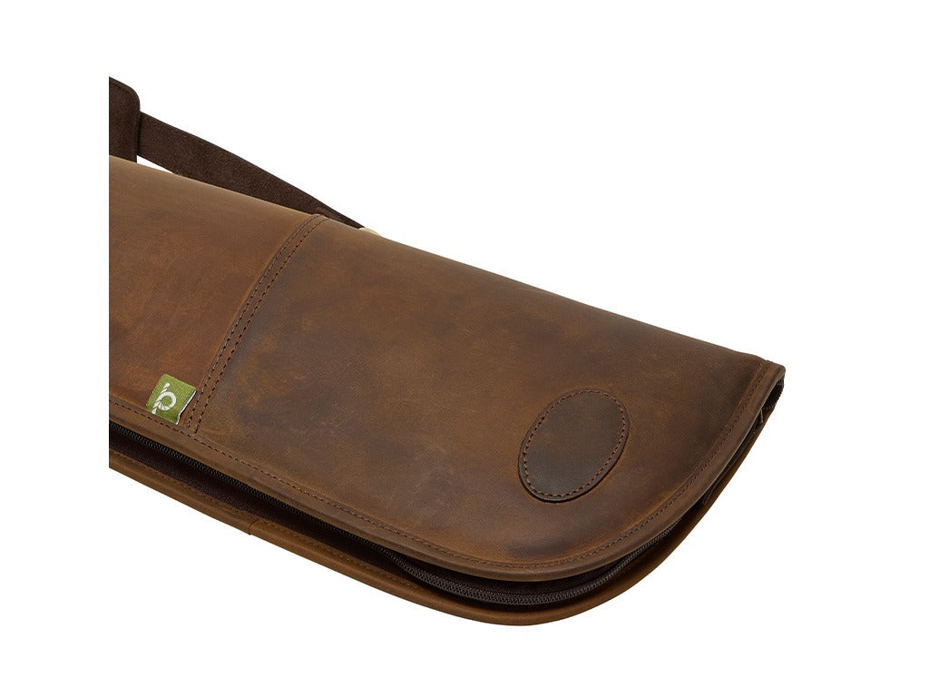 Chatham Premium Pull Up Leather Full Zip Gun Slip – Antique Brown
