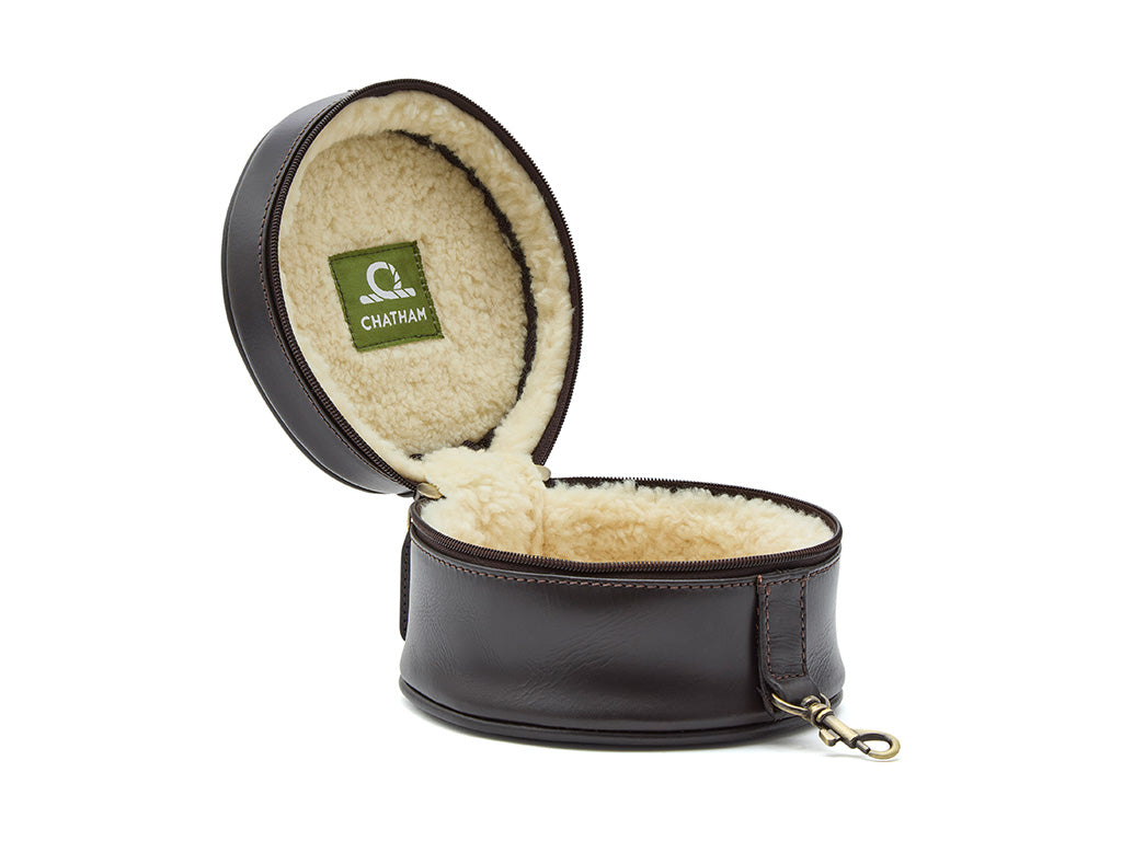 Chatham Premium leather pull up Hearing Protection Case
