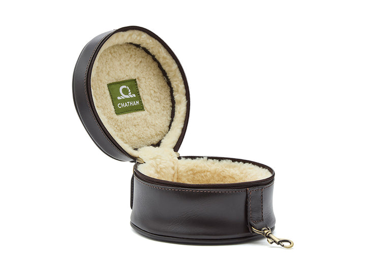 Chatham Premium leather pull up Hearing Protection Case