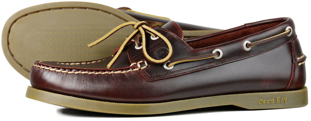 Orca Bay Creek Men's Deck Shoes in Burgundy