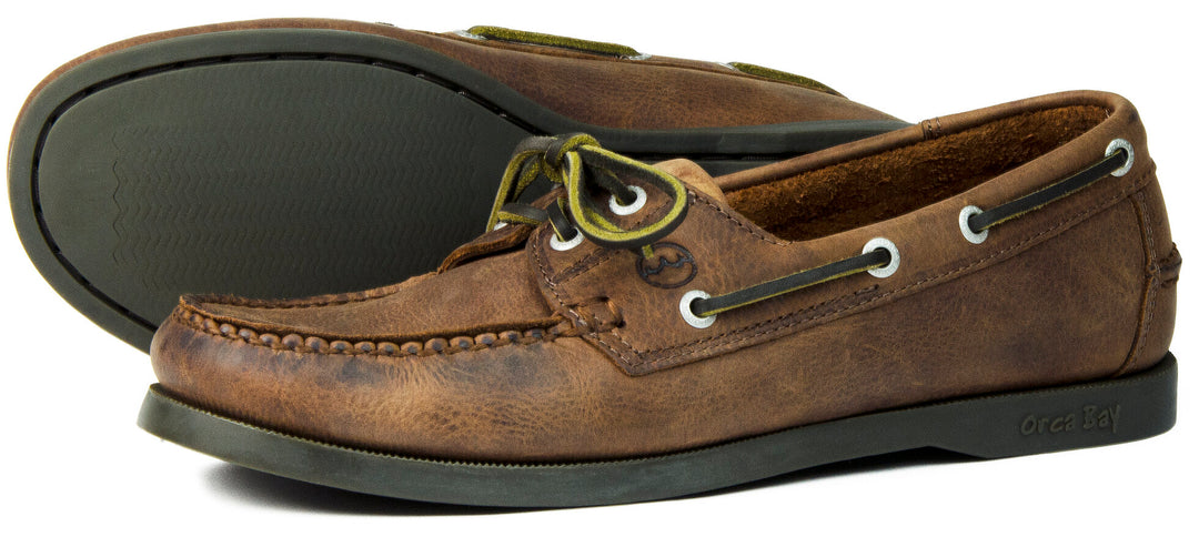 Orca Bay Creek Men's Deck Shoes in Russet