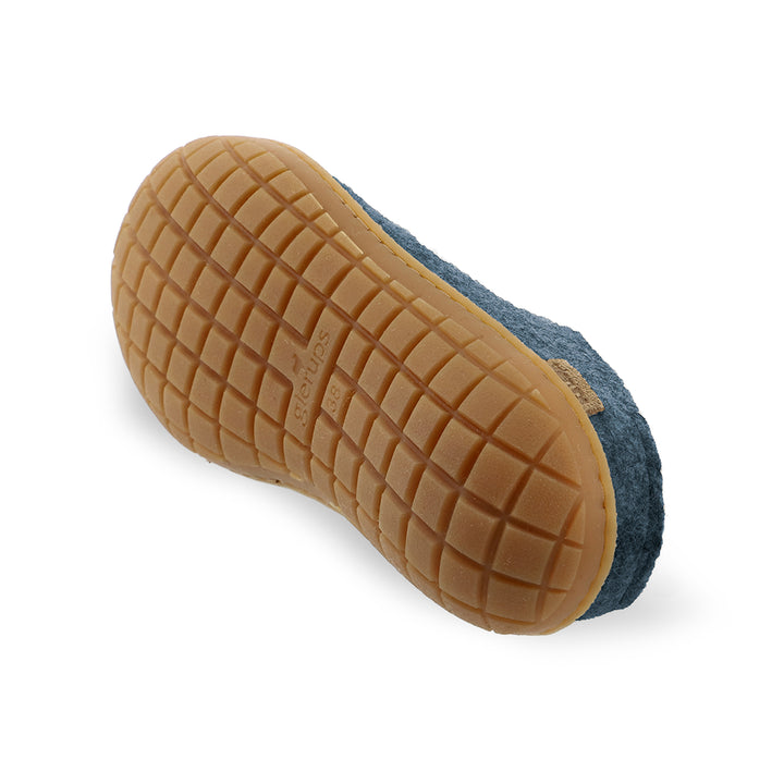 Glerups Slip-On Wool Slippers  – Denim