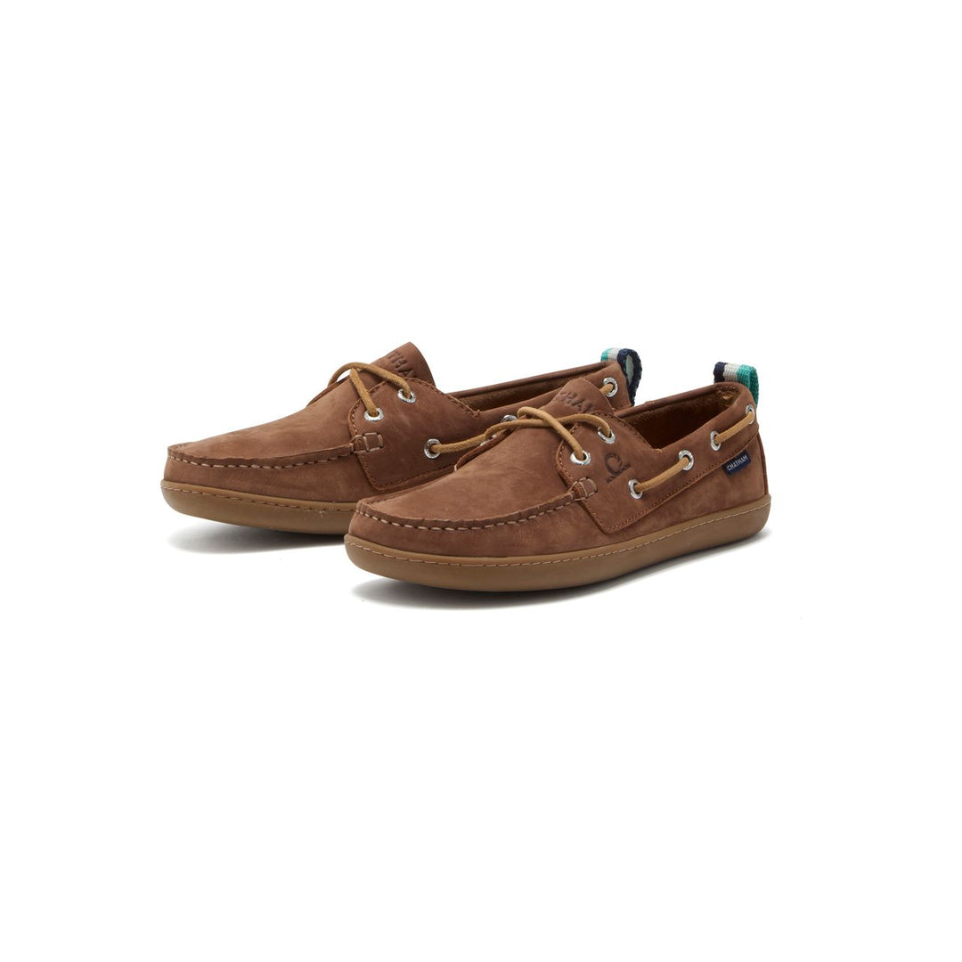 Chatham Eclipse Lady's Barefoot Boat Shoe Tan