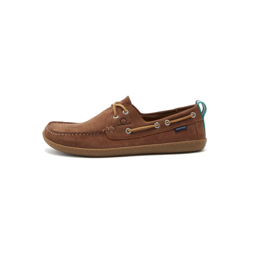 Chatham Eclipse Men's Barefoot Boat Shoe Tan