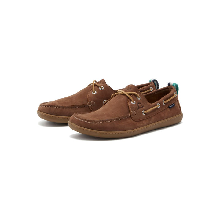 Chatham Eclipse Men's Barefoot Boat Shoe Tan