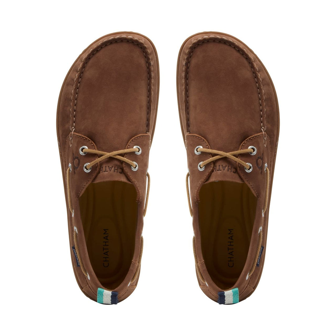 Chatham Eclipse Men's Barefoot Boat Shoe Tan