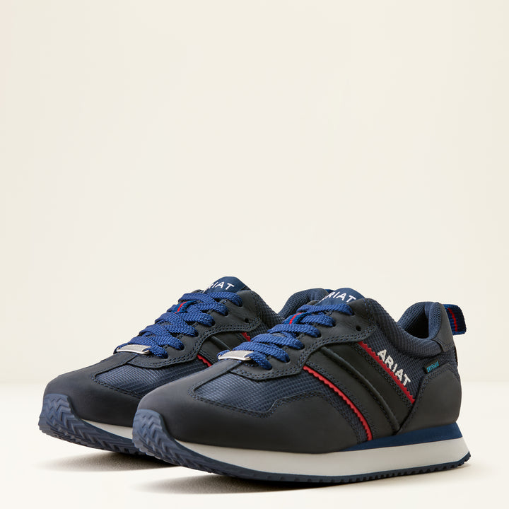 Ariat Women's Ranch Runner Waterproof Trainer Team Navy