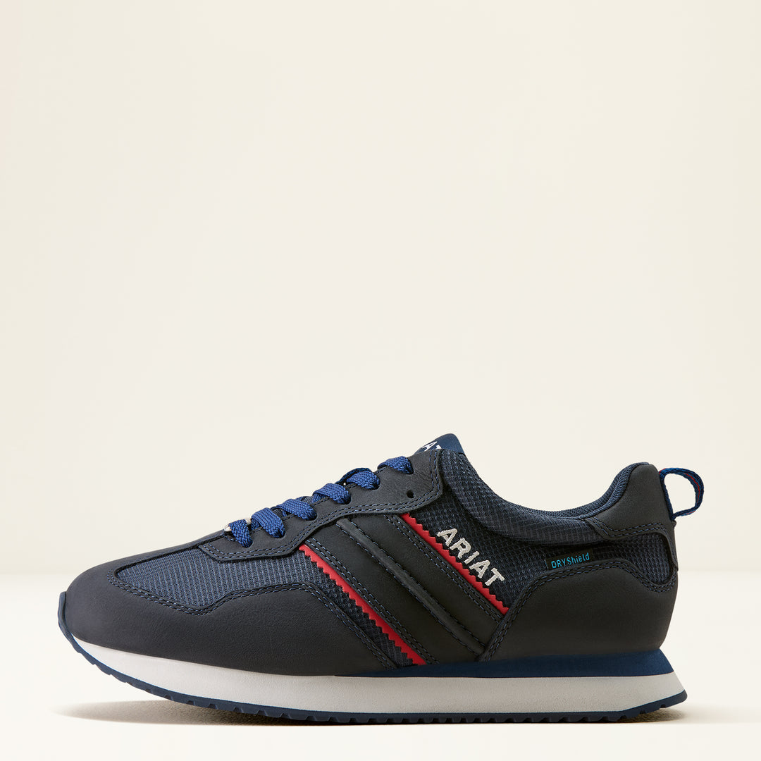 Ariat Women's Ranch Runner Waterproof Trainer Team Navy