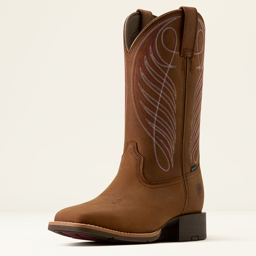 Ariat Women's Round Up Waterproof Wide Square Toe
