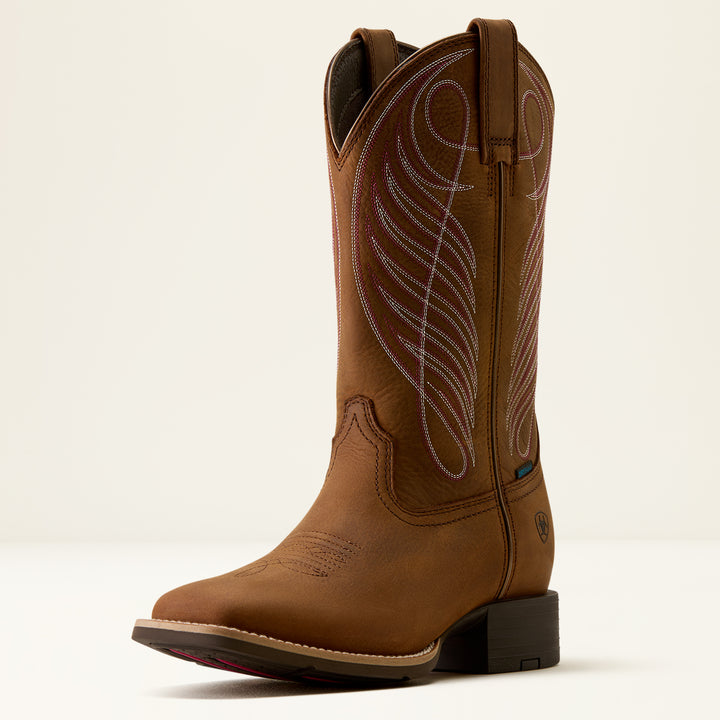 Ariat Women's Round Up Waterproof Wide Square Toe