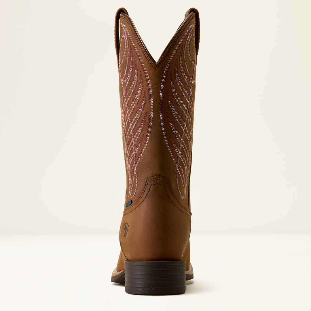 Ariat Women's Round Up Waterproof Wide Square Toe