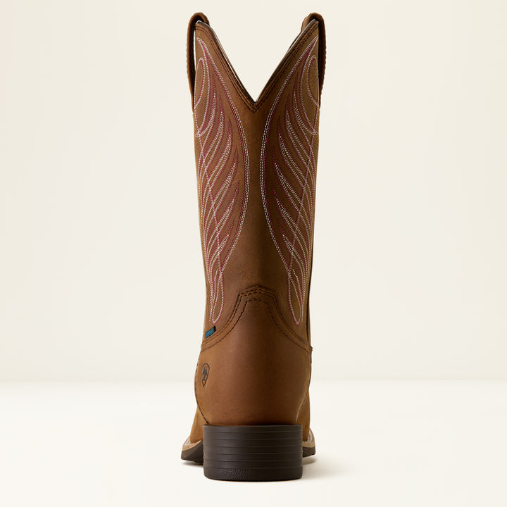 Ariat Women's Round Up Waterproof Wide Square Toe