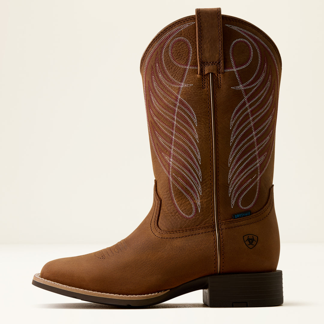 Ariat Women's Round Up Waterproof Wide Square Toe