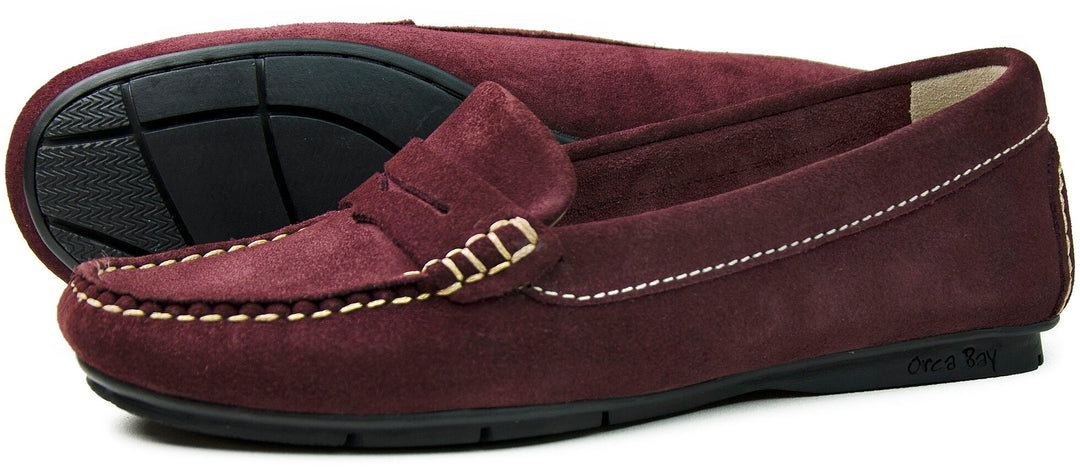 Orca Bay Florence Women's Loafers in Burgundy