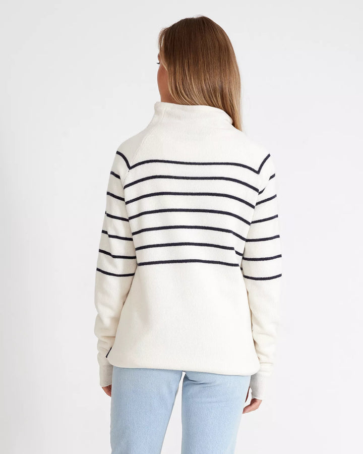 Holebrook Martina WP Windproof Sweater Off White/Navy