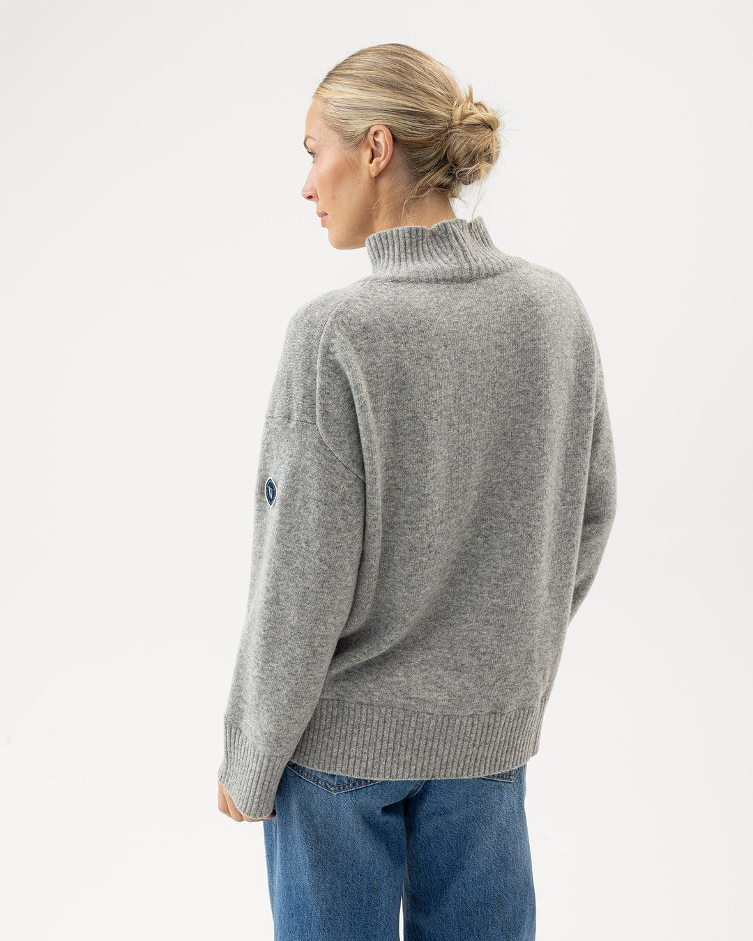 Holebrook Margot Turtle Top Grey