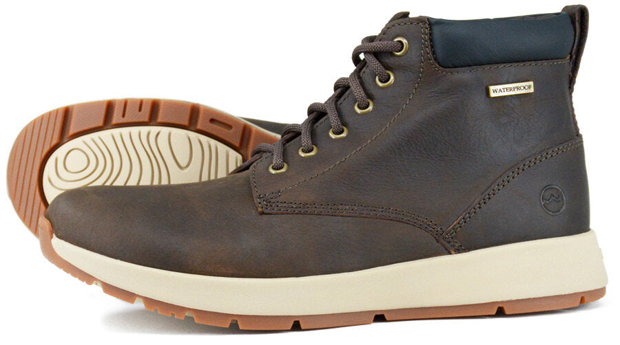 Orca Bay Kielder Men's Waterproof Boots in Dark Brown