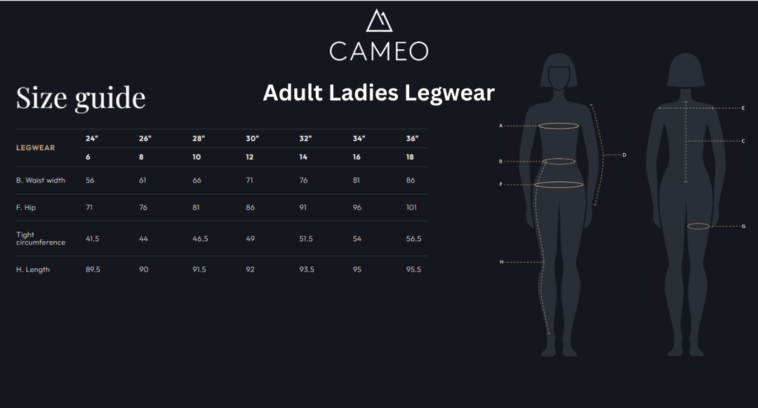 Cameo Women's Core Collection Riding Tights