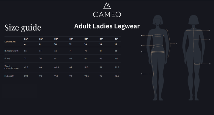 Cameo Women's Core Collection Riding Tights