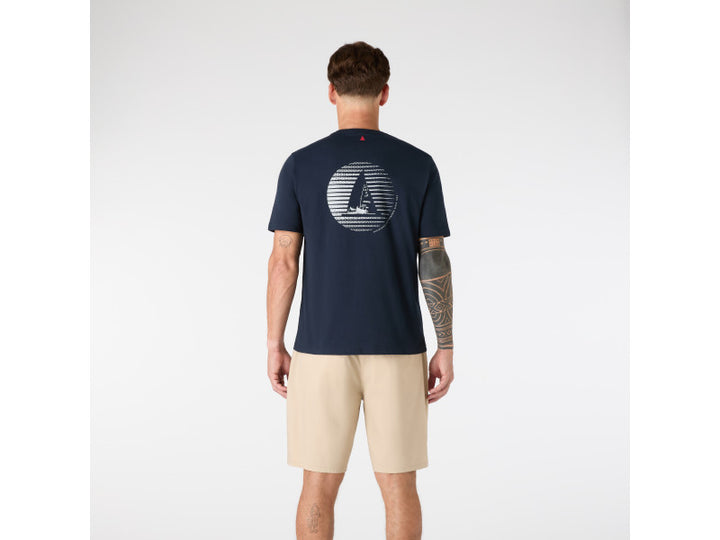 Musto Men's Marine Graphic SS Tee Navy