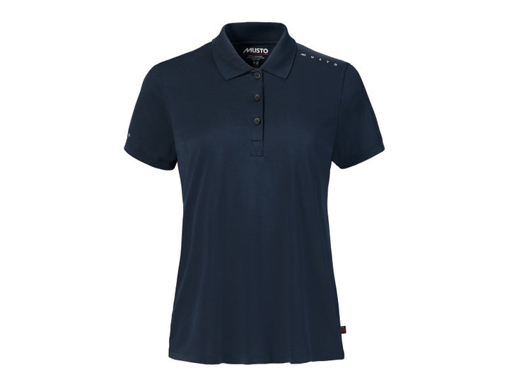 Musto Women's Evo Crew Sunblock SS Polo Navy