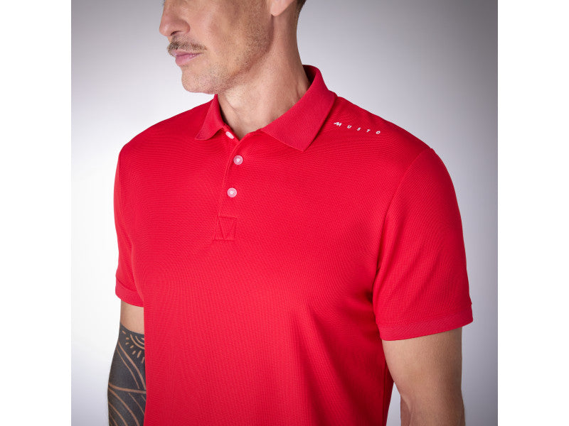 Musto Men's Evo Crew Pro Lite Polo Red