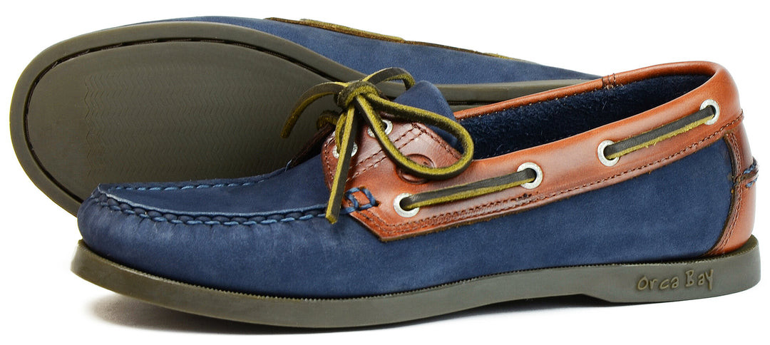 Orca Bay Oakland Women's Deck Shoes in Navy/Oak