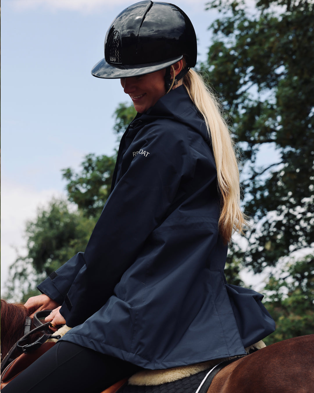 Reincoat Parka Lite Waterproof coat - Midnight Navy