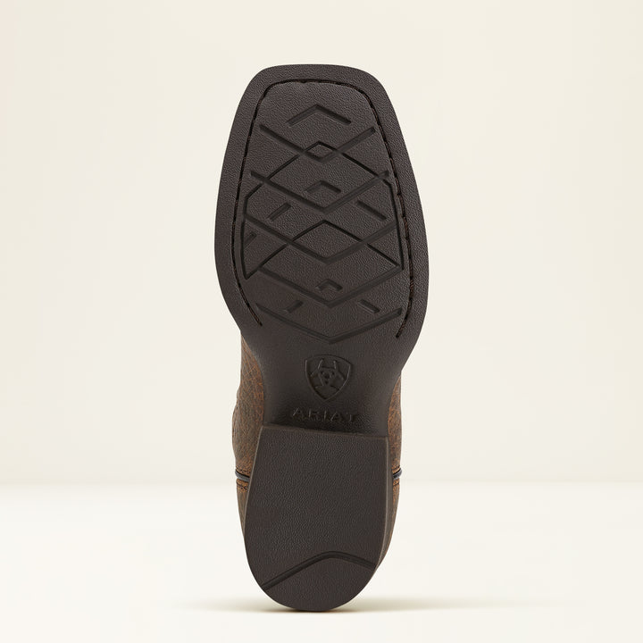 Ariat Junior Tombstone Wide Square Toe Western Boot