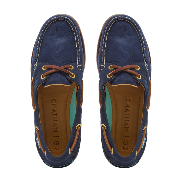 Chatham Lyme Lady G2 Premium Nubuck Deck Shoe - Navy