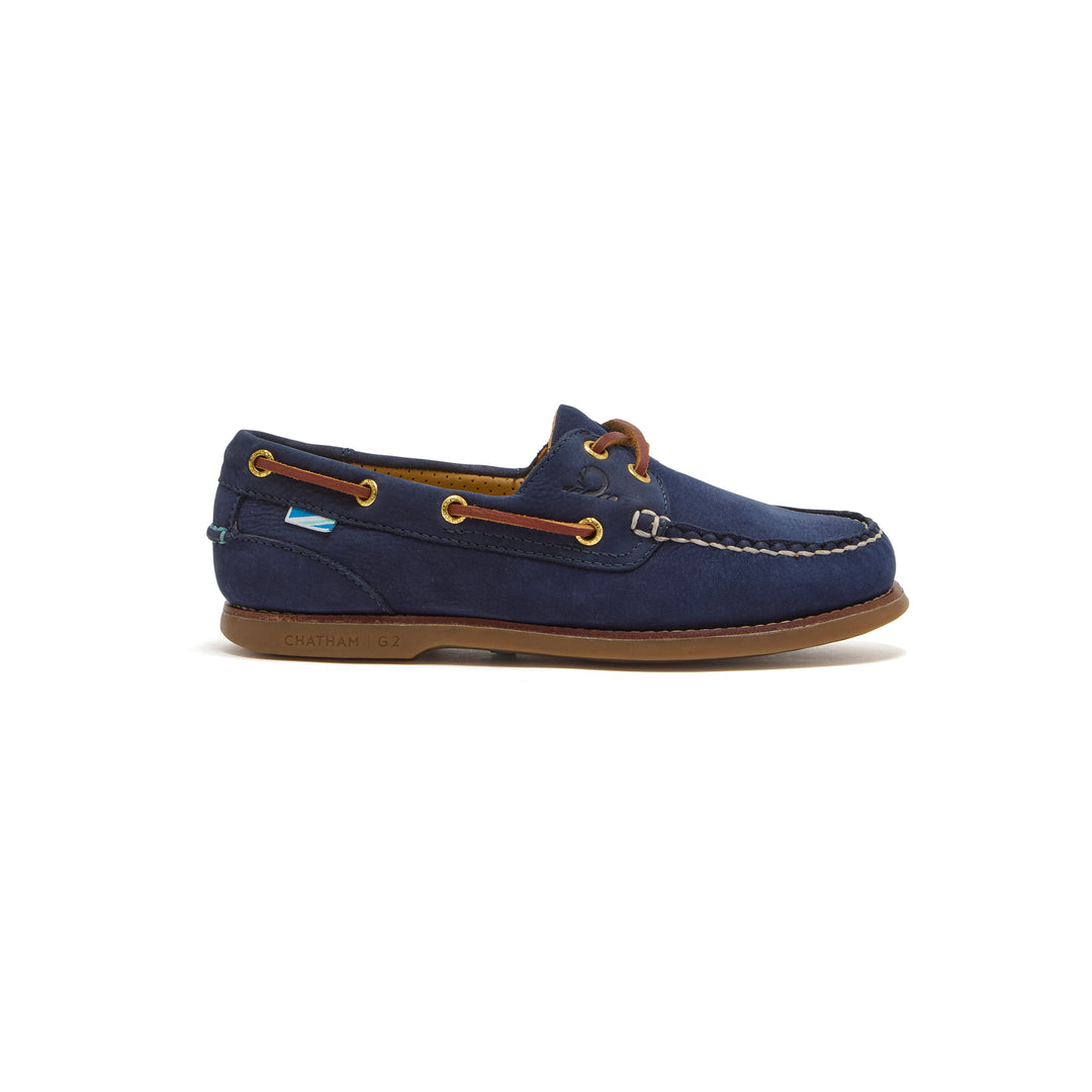 Chatham Lyme Lady G2 Premium Nubuck Deck Shoe - Navy