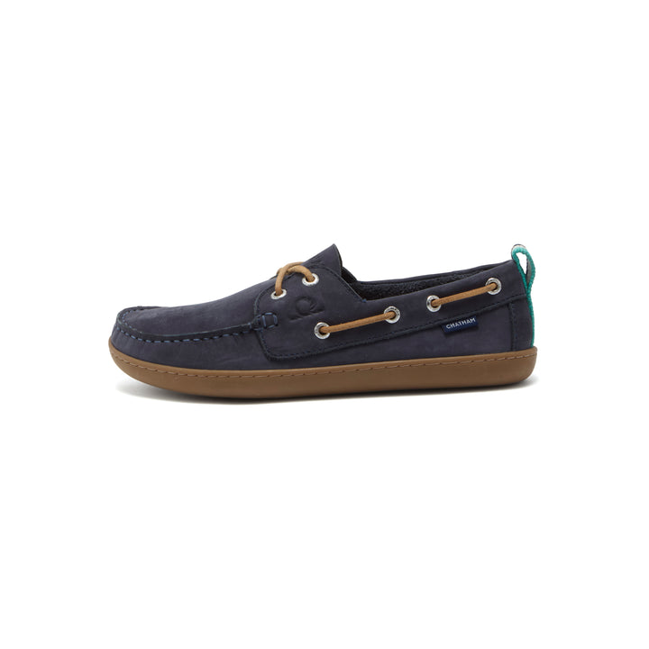 Chatham Eclipse Nubuck Barefoot Boat Shoe navy