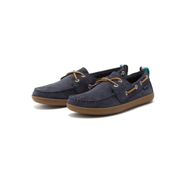 Chatham Eclipse Nubuck Barefoot Boat Shoe navy
