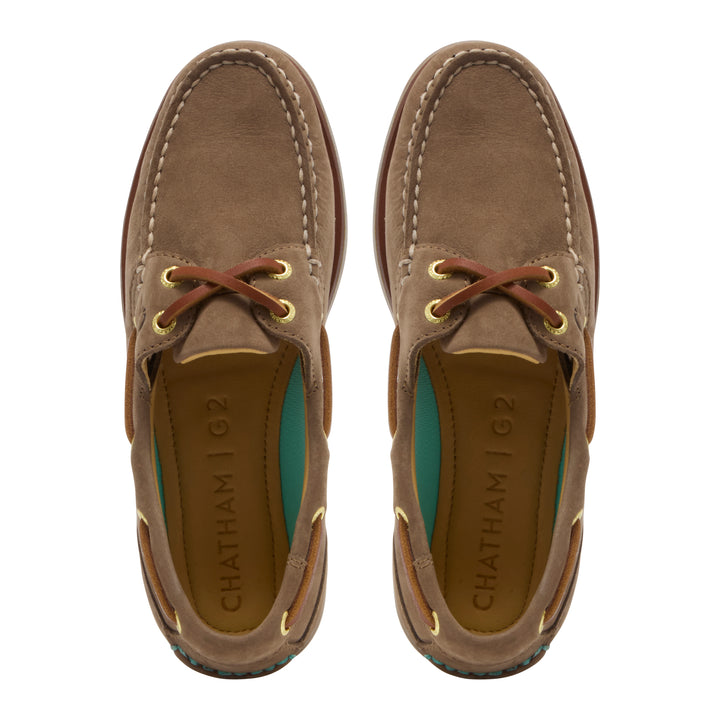 Chatham Lyme Lady G2 Premium Nubuck Deck Shoe - Fossil