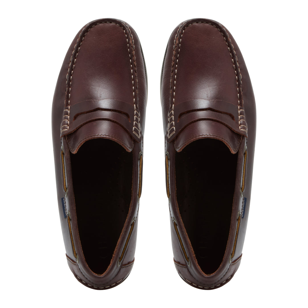 Chatham Shanklin Men's Premium Leather Loafer Oxblood