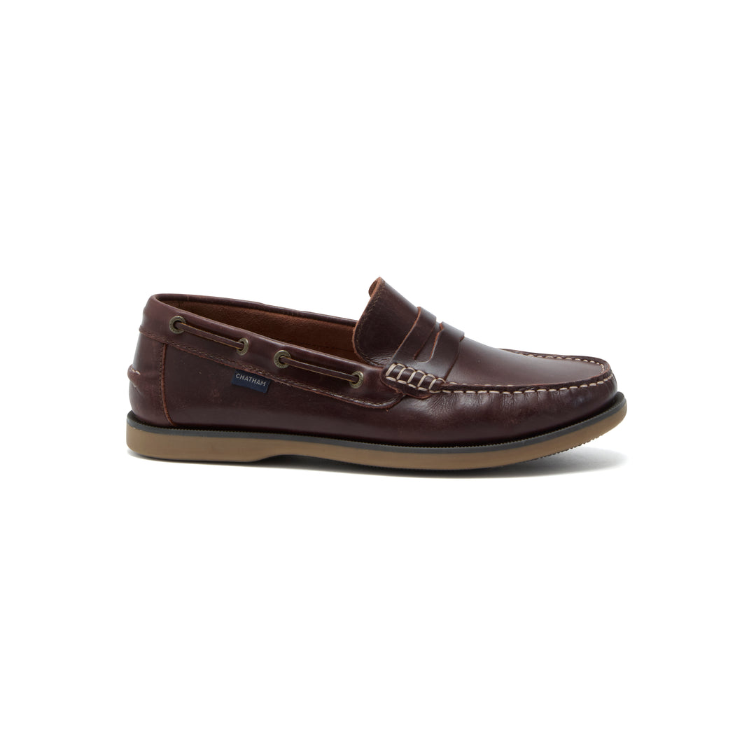 Chatham Shanklin Men's Premium Leather Loafer Oxblood