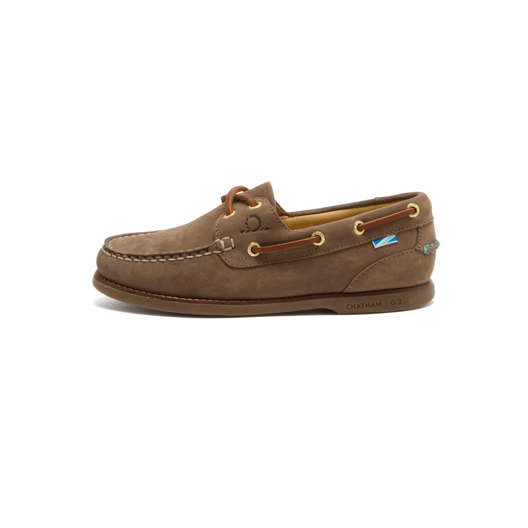 Chatham Lyme Lady G2 Premium Nubuck Deck Shoe - Fossil