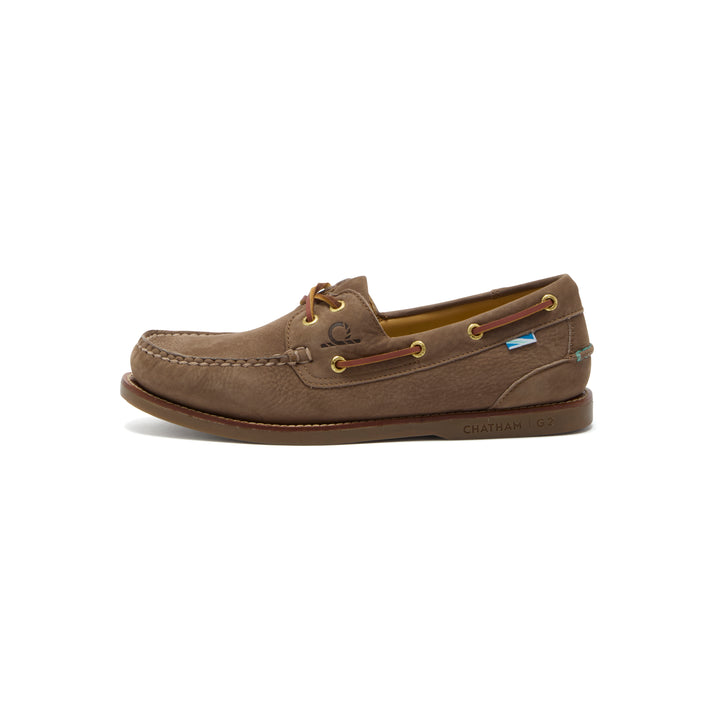 Chatham Men's Lyme G2 Premium Nubuck Deck Shoe - Fossil