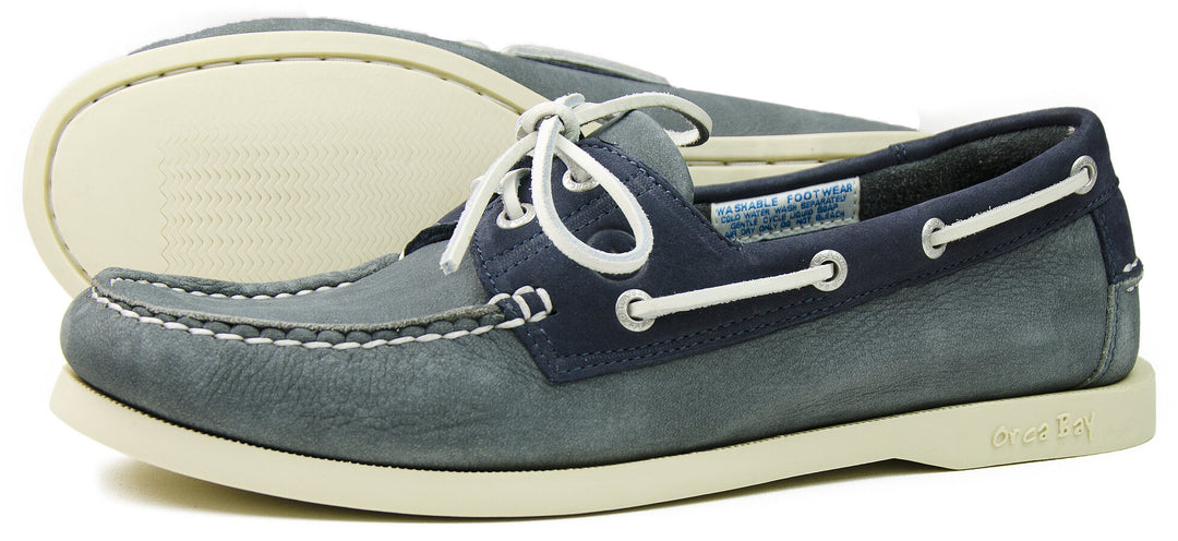 Orca Bay Sandusky Men's Washable Shoes in Grey/Indigo