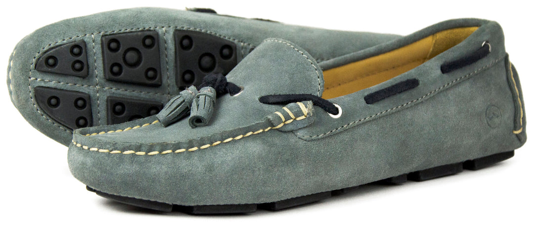 Orca Bay Sicily Women's Premium Loafers in Grey/Navy