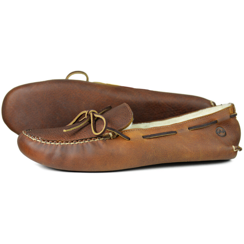 Orca Bay Sioux II Men's Sheepskin Slippers in Havana