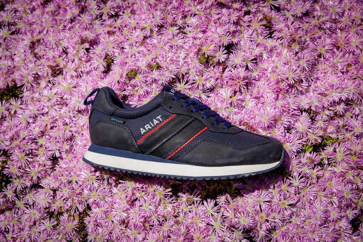 Ariat Women's Ranch Runner Waterproof Trainer Team Navy