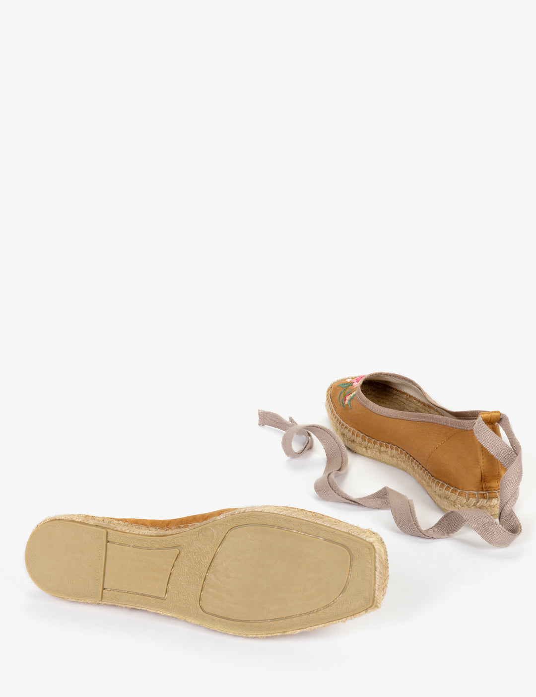Penelope Chilvers Allegra Butterfly Embroidered Satin Espadrille