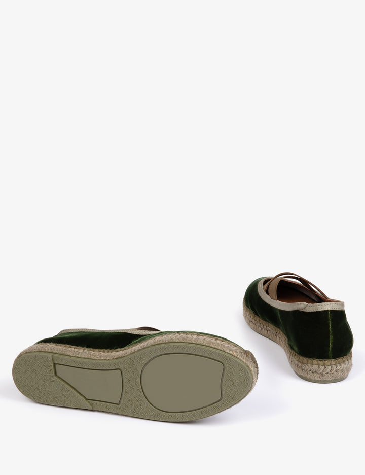 Penelope Chilvers Chico Velvet Espadrille