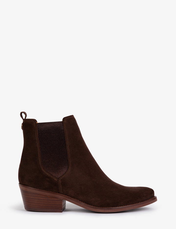 Penelope Chilvers Rove Suede Boot - Bitter Chocolate