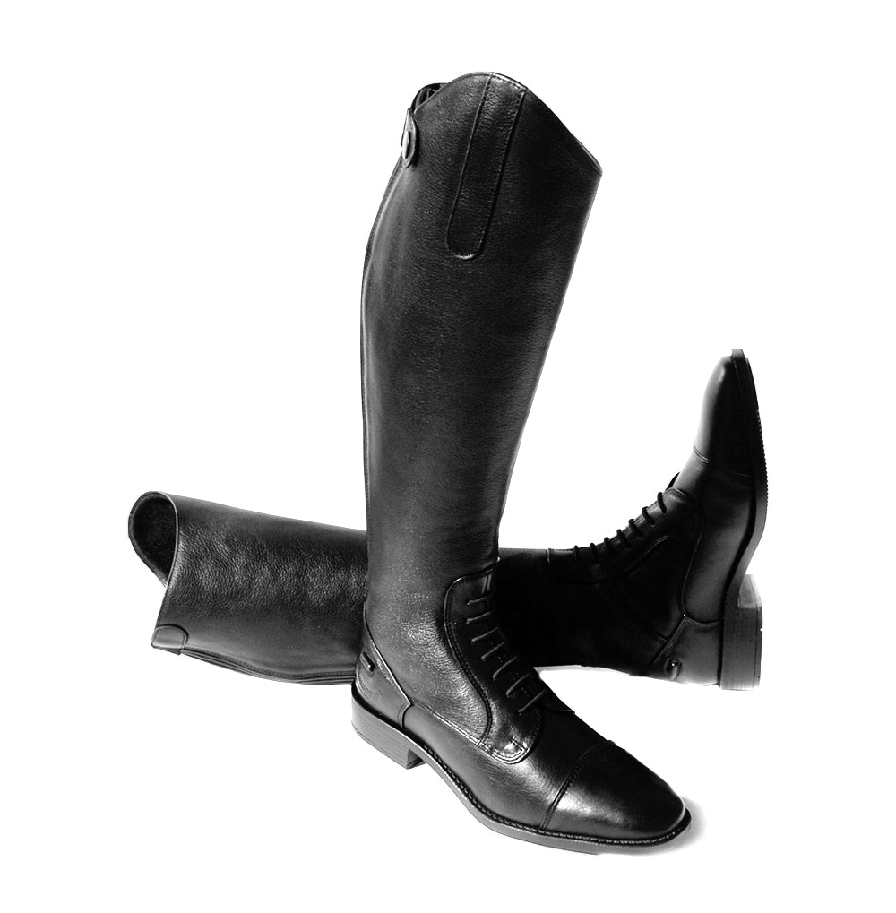 Rhinegold Elite Luxus Black Leather Riding boots