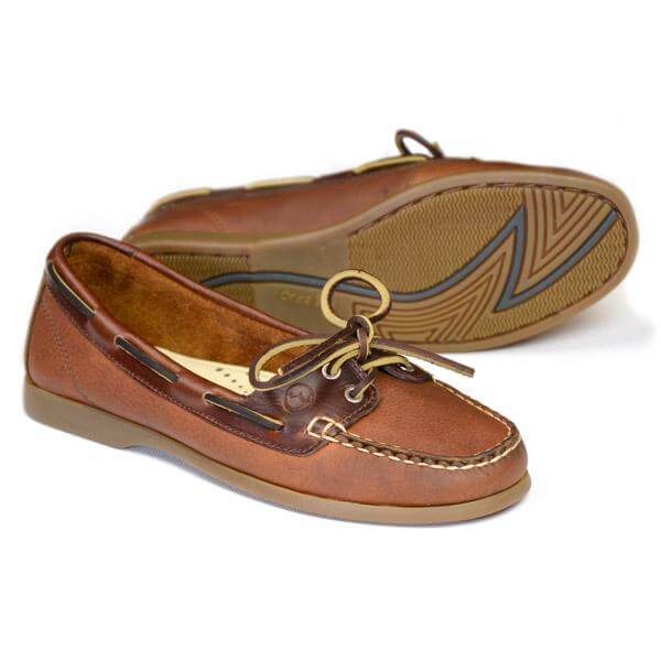 Orca Bay Schooner Boar Shoe in Havana Nubuck Leather